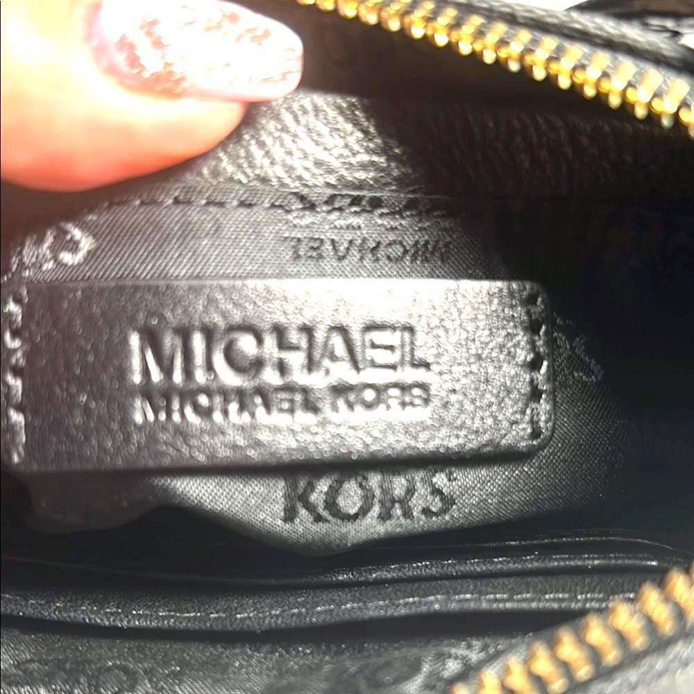 Michael Kors Black Convertable Monogram Wristlet - image 8